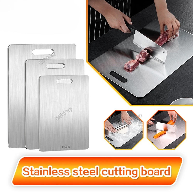 Thickened Stainless Steel Cutting Board Antibacterial and Mildew-proof Household Cutting Board