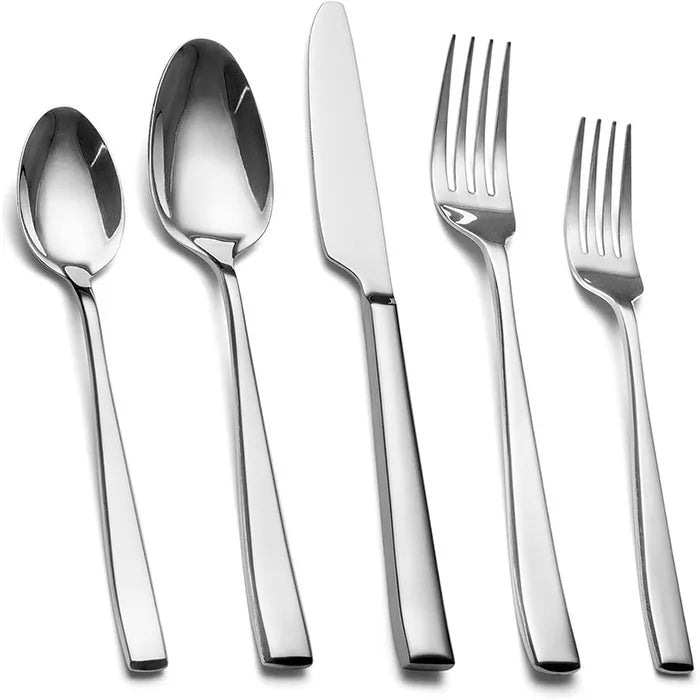 40 Piece Silverware, Premium Stainless Steel Cutlery Set