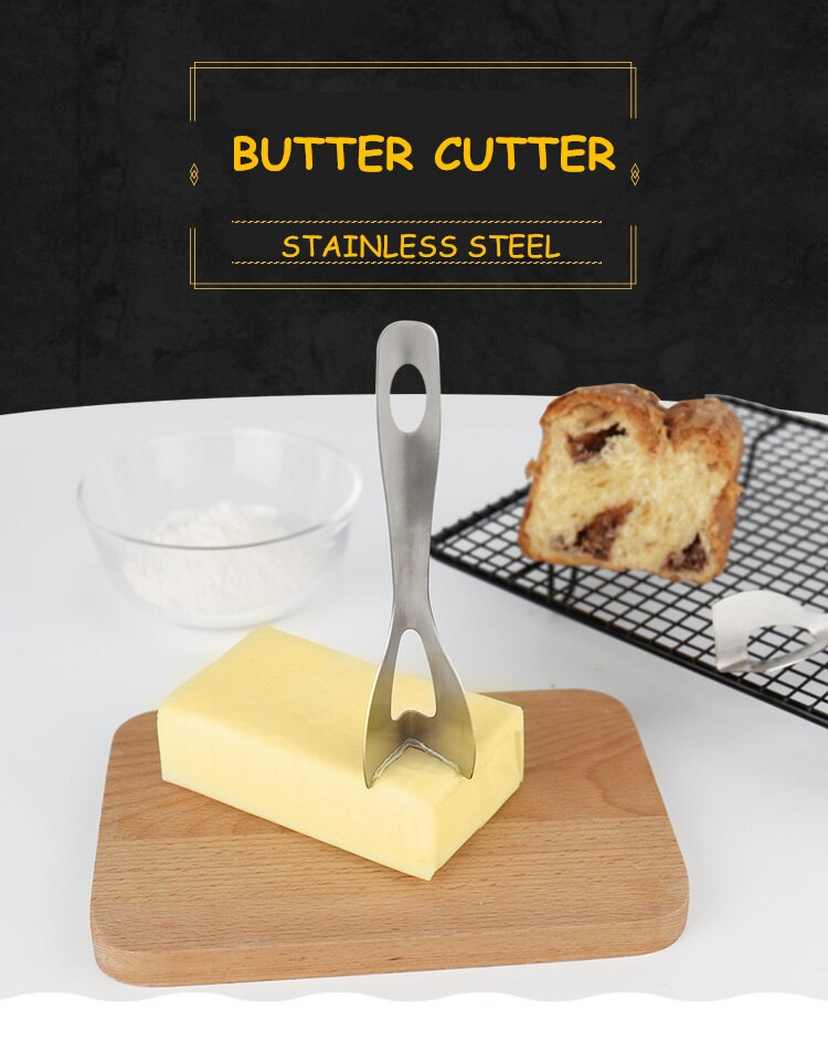 Stainless Steel Cheese Cutter Slicer Food Grade Cheese Butter Cake Cheese Tools