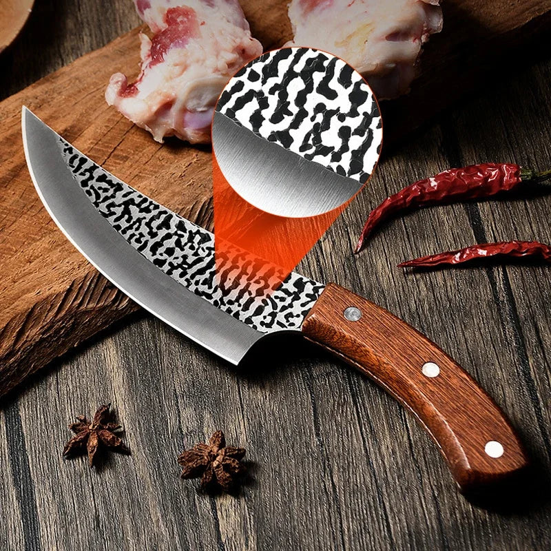 Boning Knife Kitchen Cutting Tool Stainless Steel Chef Peeling Knife BBQ Slicing Knives Cleaver