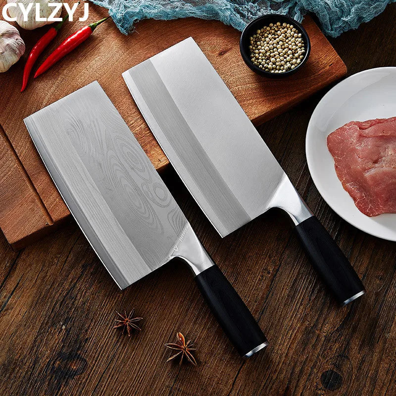 Chopping Slicing Knife Professional Kitchen Chef Knife Meat Fish Veggies Cutter Butcher Cleaver