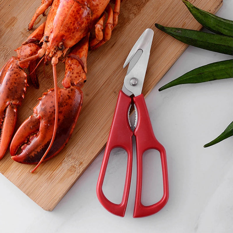 Home Lobster Shrimp Fish Snip Shell Seafood Scissors Crab Scissors Vegetables Cutter Kitchen Tool