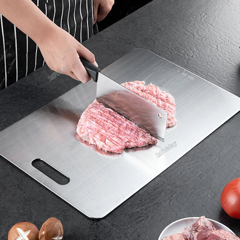 Thickened Stainless Steel Cutting Board Antibacterial and Mildew-proof Household Cutting Board