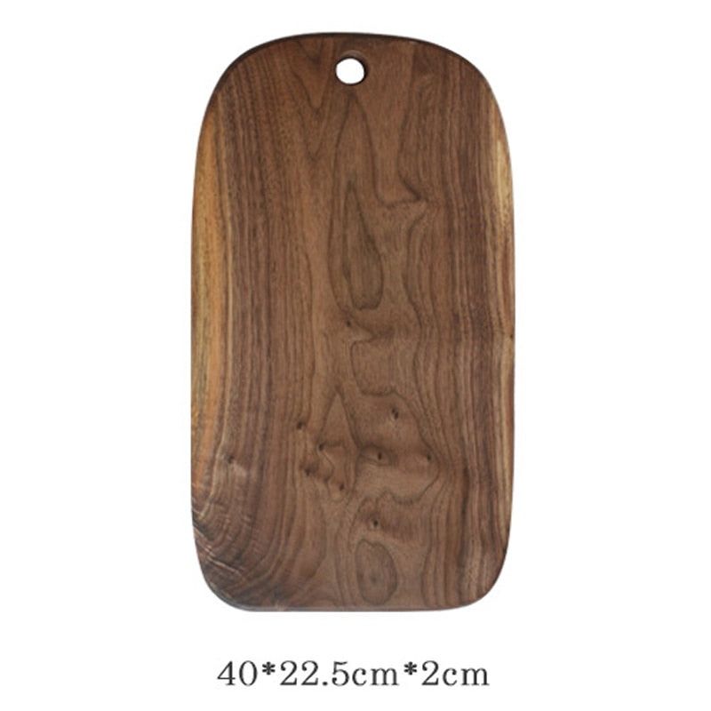 1 Pcs Black walnut wood cutting board kitchen chopping board real wood without glue stock plate