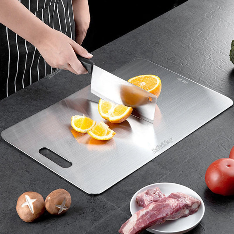 Thickened Stainless Steel Cutting Board Antibacterial and Mildew-proof Household Cutting Board