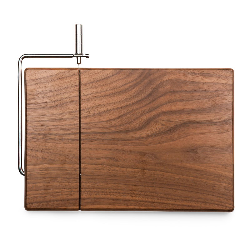 MERIDIAN Black Walnut Cutting Board & Cheese Slicer, (BLACK WALNUT)