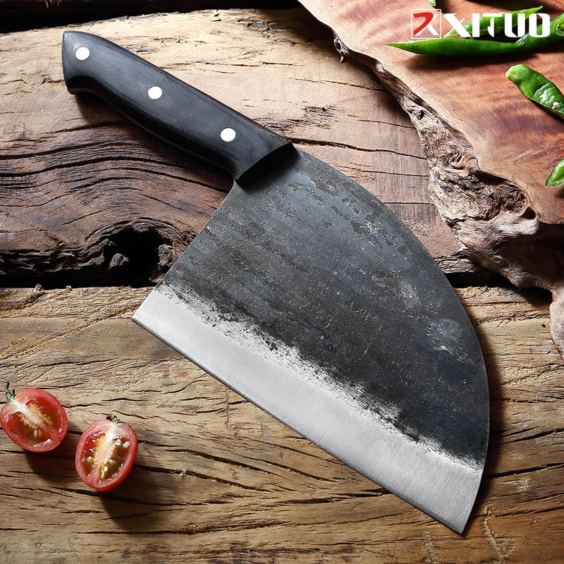 Handmade Forged High-carbon Clad Steel Kitchen Knives